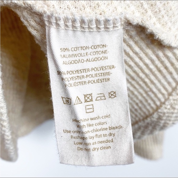 NWOT Free People | Cream Waffle Knit Thermal Swing Top - Picture 4 of 4